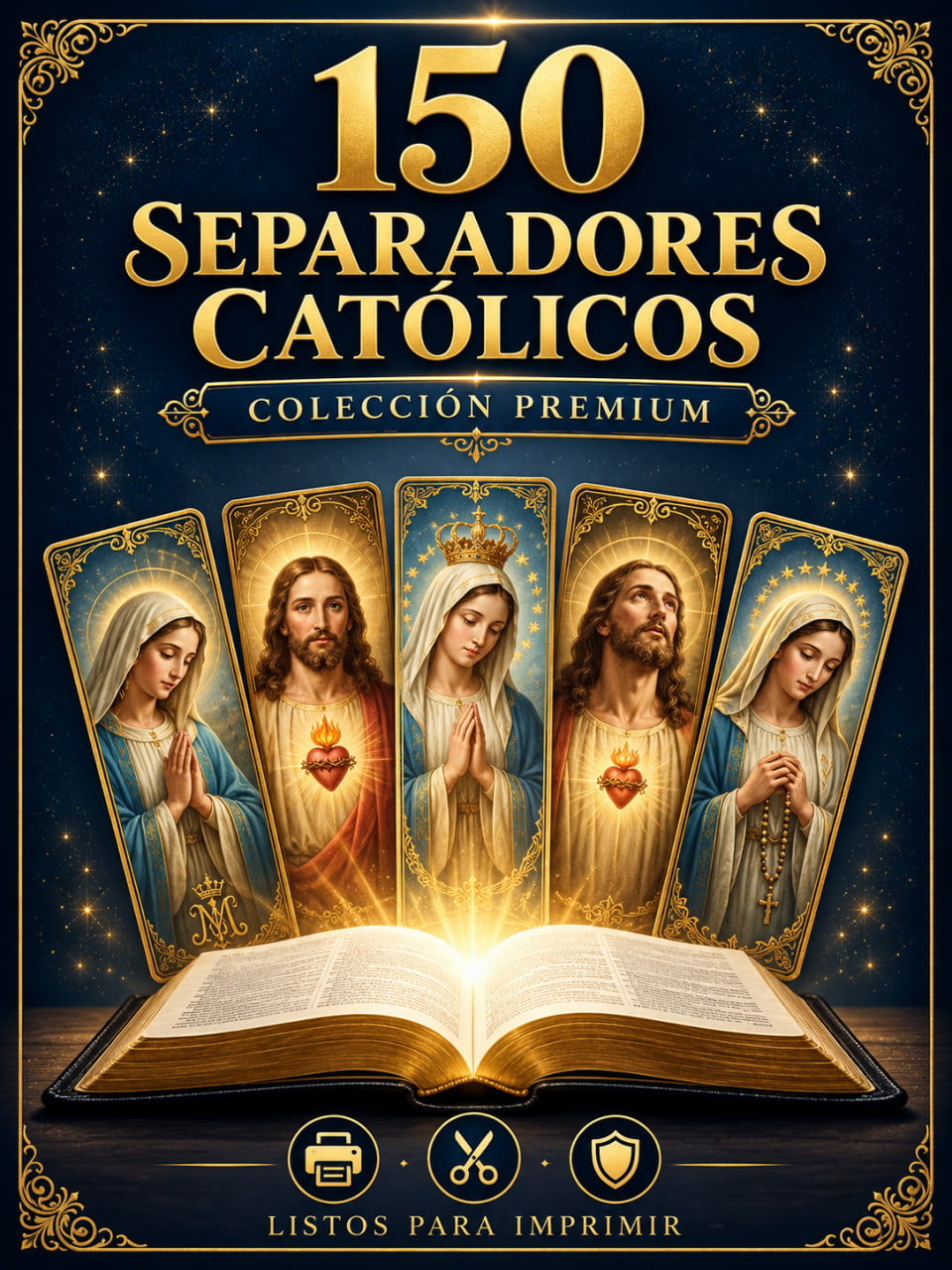 Colección 150 Separadores Católicos Premium